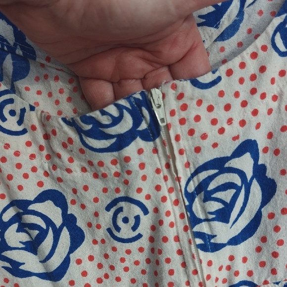 Mata Traders Blue Floral Dress - Picture 4 of 4